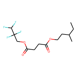 Succinic acid, 2,2,3,3-tetrafluoropropyl 3-methylpentyl ester