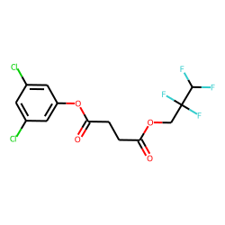 Succinic acid, 2,2,3,3-tetrafluoropropyl 3,5-dichlorophenyl ester
