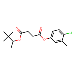 Succinic acid, 4-chloro-3-methylphenyl 3,3-dimethylbut-2-yl ester