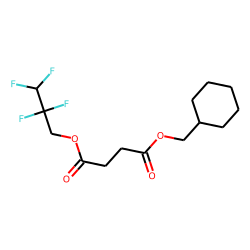 Succinic acid, cyclohexylmethyl 2,2,3,3-tetrafluoropropyl ester