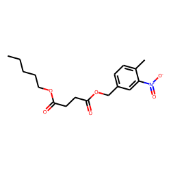 Succinic acid, 4-methyl-3-nitrobenzyl pentyl ester