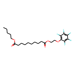Sebacic acid, 2-(pentafluorophenoxy)ethyl pentyl ester