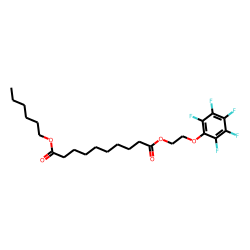 Sebacic acid, hexyl 2-(pentafluorophenoxy)ethyl ester