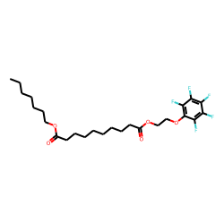Sebacic acid, heptyl 2-(pentafluorophenoxy)ethyl ester