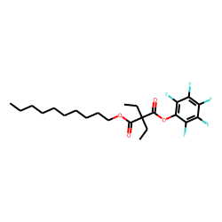 Diethylmalonic acid, decyl pentafluorophenyl ester
