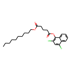 Glutaric acid, 2,4-dichloronaphthyl decyl ester