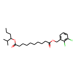 Sebacic acid, 2,3-dichlorobenzyl 2-methylhex-3-yl ester
