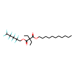 Diethylmalonic acid, 2,2,3,3,4,4,5,5-octafluoropentyl undecyl ester