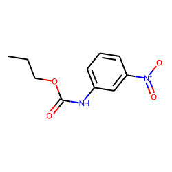 m-Nitro carbanilic acid, n-propyl ester