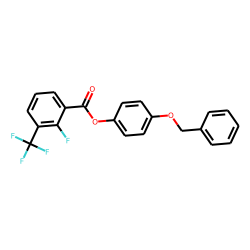 2-Fluoro-3-trifluoromethylbenzoic acid, 4-benzyloxyphenyl ester