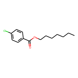 4-Chlorobenzoic acid, heptyl ester