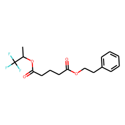 Glutaric acid, 1,1,1-trifluoroprop-2-yl phenethyl ester
