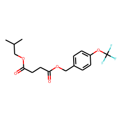 Succinic acid, isobutyl 4-trifluoromethoxybenzyl ester