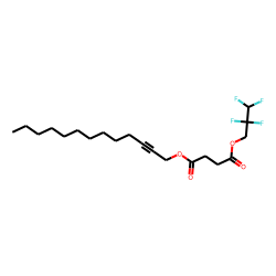 Succinic acid, tridec-2-yn-1-yl 2,2,3,3-tetrafluoropropyl ester