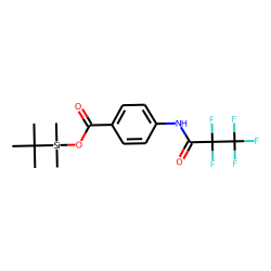 4-Aminobenzoic acid, N-pentafluoropropionyl-, tert.-butyldimethylsilyl ester