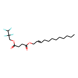 Succinic acid, dodec-2-en-1-yl 2,2,3,3-tetrafluoropropyl ester