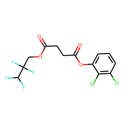 Succinic acid, 2,3-dichlorophenyl 2,2,3,3-tetrafluoropropyl ester