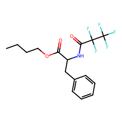 L-Phenylalanine, N-pentafluoropropionyl-, butyl ester