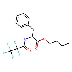 l-Phenylalanine, n-pentafluoropropionyl-, butyl ester