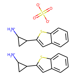 Trans-2-(3-thianaphthenyl)-cyclopropanamine, sulfate