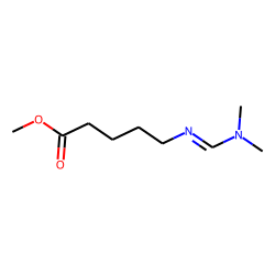 5-Aminovaleric acid, N-dimethylaminomethylene-, methyl ester