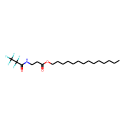 «beta»-Alanine, n-pentafluoropropionyl-, tetradecyl ester