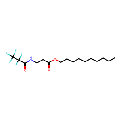 .beta.-Alanine, N-pentafluoropropionyl-, decyl ester
