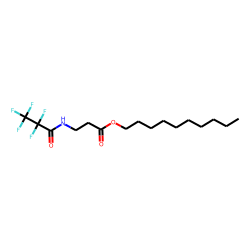 «beta»-Alanine, n-pentafluoropropionyl-, decyl ester