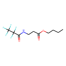 «beta»-Alanine, n-pentafluoropropionyl-, butyl ester