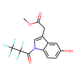 5-Hydroxyindoleacetic acid, methyl, 1-PFP