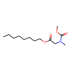 Glycine, N-methyl-N-methoxycarbonyl-, octyl ester