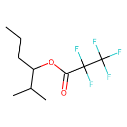 2-Methyl-3-hexanol, pentafluoropropionate