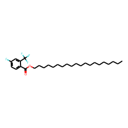 4-Fluoro-2-trifluoromethylbenzoic acid, eicosyl ester