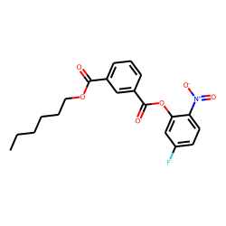 Isophthalic acid, hexyl 2-nitro-5-fluorophenyl ester