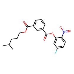 Isophthalic acid, isohexyl 2-nitro-5-fluorophenyl ester