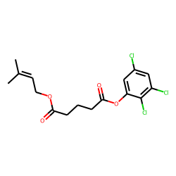 Glutaric acid, 3-methylbut-2-en-1-yl 2,3,5-trichlorophenyl ester
