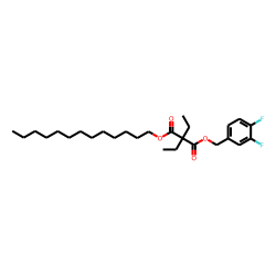 Diethylmalonic acid, 3,4-difluorobenzyl tridecyl ester