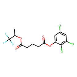 Glutaric acid, 1,1,1-trifluoroprop-2-yl 2,3,5-trichlorophenyl ester