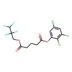 Glutaric acid, 2,2,3,3-tetrafluoropropyl 2,3,5-trichlorophenyl ester