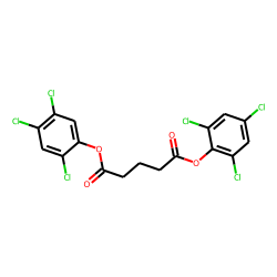 Glutaric acid, 2,4,6-trichlorophenyl 2,4,5-trichlorophenyl ester
