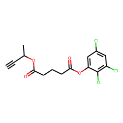 Glutaric acid, but-3-yn-2-yl 2,3,5-trichlorophenyl ester