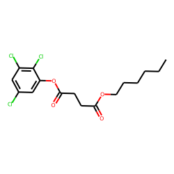 Succinic acid, hexyl 2,3,5-trichlorophenyl ester