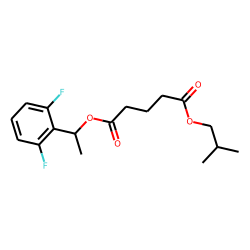 Glutaric acid, 1-(2,6-difluorophenyl)ethyl isobutyl ester