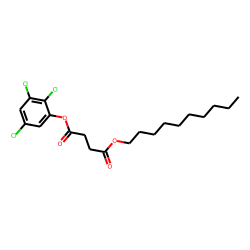 Succinic acid, decyl 2,3,5-trichlorophenyl ester