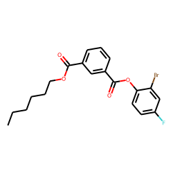 Isophthalic acid, 2-bromo-4-fluorophenyl hexyl ester