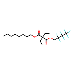 Diethylmalonic acid, 2,2,3,3,4,4,4-heptafluorobutyl octyl ester