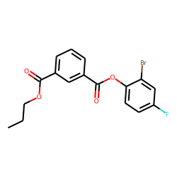 Isophthalic acid, 2-bromo-4-fluorophenyl propyl ester