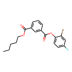 Isophthalic acid, 2-bromo-4-fluorophenyl pentyl ester