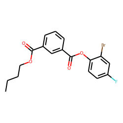 Isophthalic acid, 2-bromo-4-fluorophenyl butyl ester