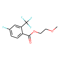4-Fluoro-2-trifluoromethylbenzoic acid, 2-methoxyethyl ester
